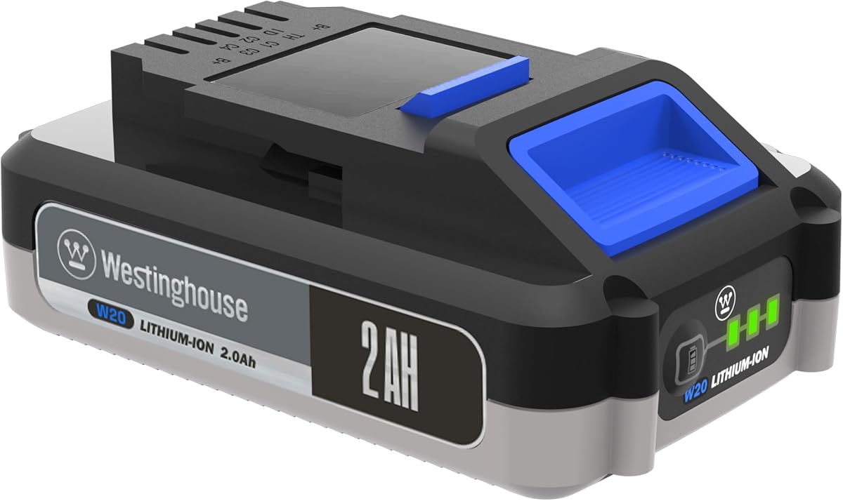 Batería de iones de litio W20V2AH de 20 voltios y 2 AH, compatible con todas las herramientas inalámbricas para césped de 20 V (WLB 20 V, WST 20 V, WHT 20 V, WMow18 40 V)