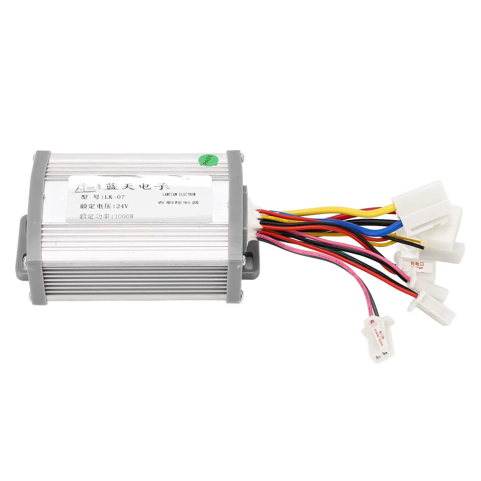 Aluminium Alloy Rainproof E-Bikes Brushed Controller, 24V 1000W Waterproof DC Motor Speed Controller Replacement Overcurrent Protection for E-Scooter EBikess Bicycle Tricycle
