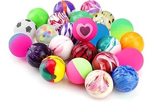 Pllieay 24 Pieces Small Bouncy Balls for Kids - Perfect Party Bag Fillers