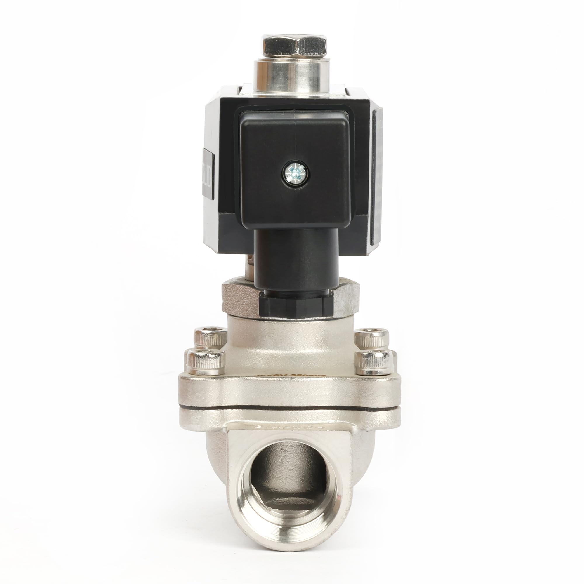 U.S. Solid Électrovanne acier inoxydable G 3/4" 24 V CC normalement ouvert 10 bar Solénoïde Valve d'eau électrique pour eau, air, diesel, kérosène et essence