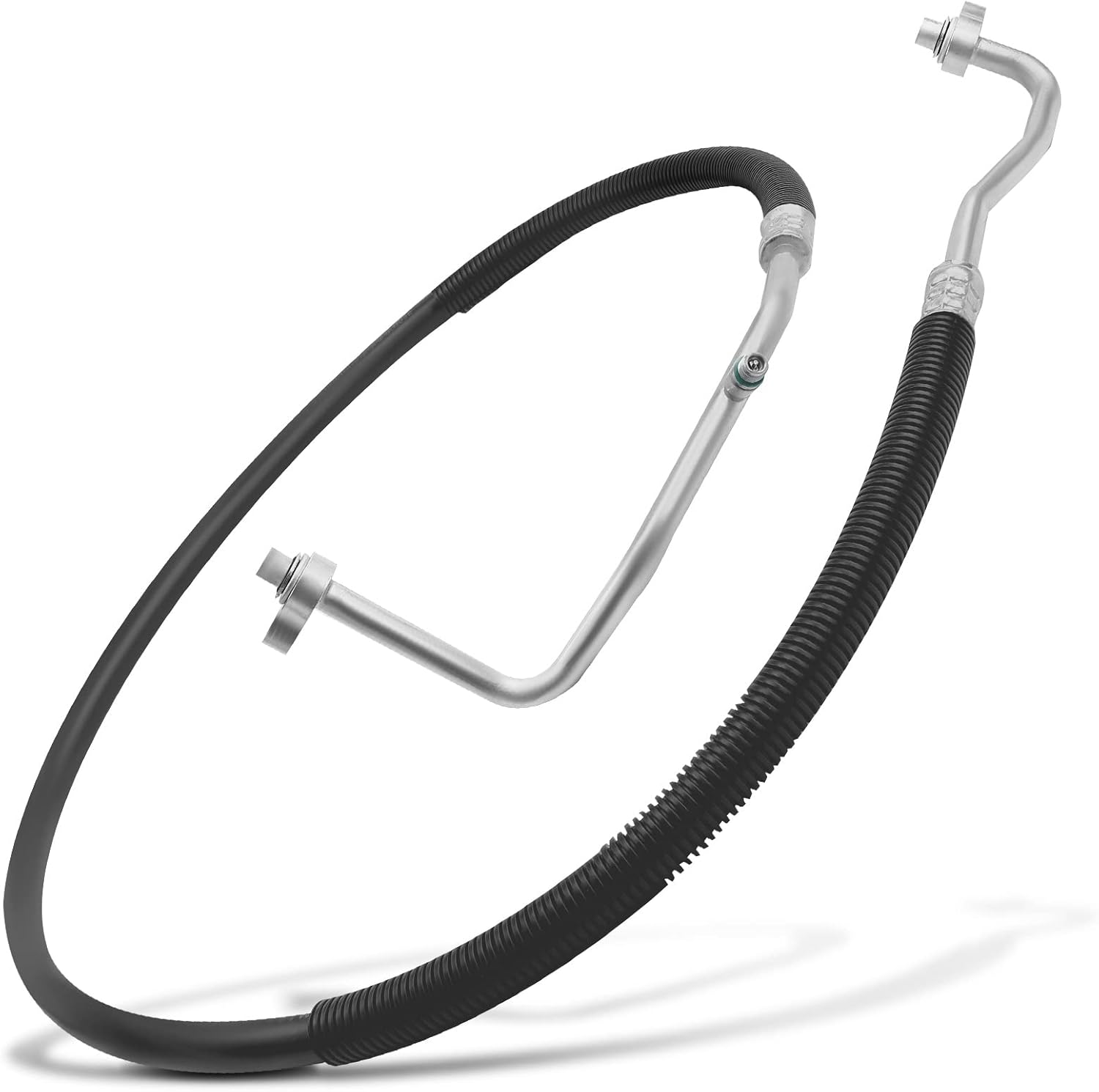 A-Premium A/C Discharge Line Hose Assembly Compatible with Chevrolet Express 1500/2500/3500/4500/Cargo/Pasajeros & GMC Savana 1500/2500/3500/4500, Compressor to Condenser