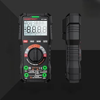 HABOTEST HT136A Digital Multimeter 10000 Counts Voltage Current Detector Capacitance Resistance Frequency Temperature Tester NCV Non Voltage HT136E