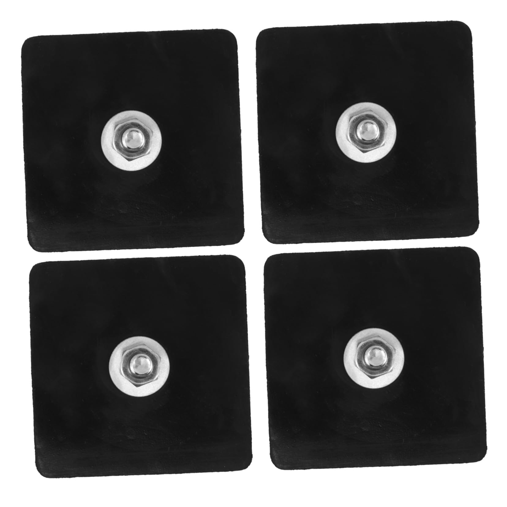 Didiseaon 4 Piezas Soportes Antivibración de Goma Gruesa para Aire Acondicionado Amortiguadores de Choque Resistentes para Montaje Exterior Almohadillas Antiruido y Absorción de
