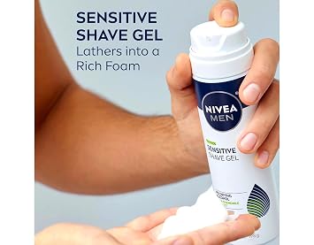 Nivea for Men Sensitive Shaving Gel, 7 oz, 2 pk