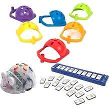 Create & Debug Basic Programming with Blue-Bot Floor Robotics with Tactile Code Reader & 6pcs Pen Holders