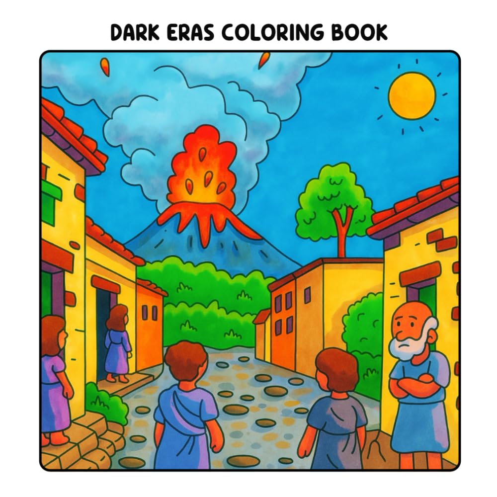 Dark Eras: A Bold Adult Coloring Book Featuring the Darkest Moments in History