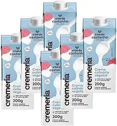 Creme de Leite Zero Lactose Vegano Cremeria A Tal da Castanha 6x 200g
