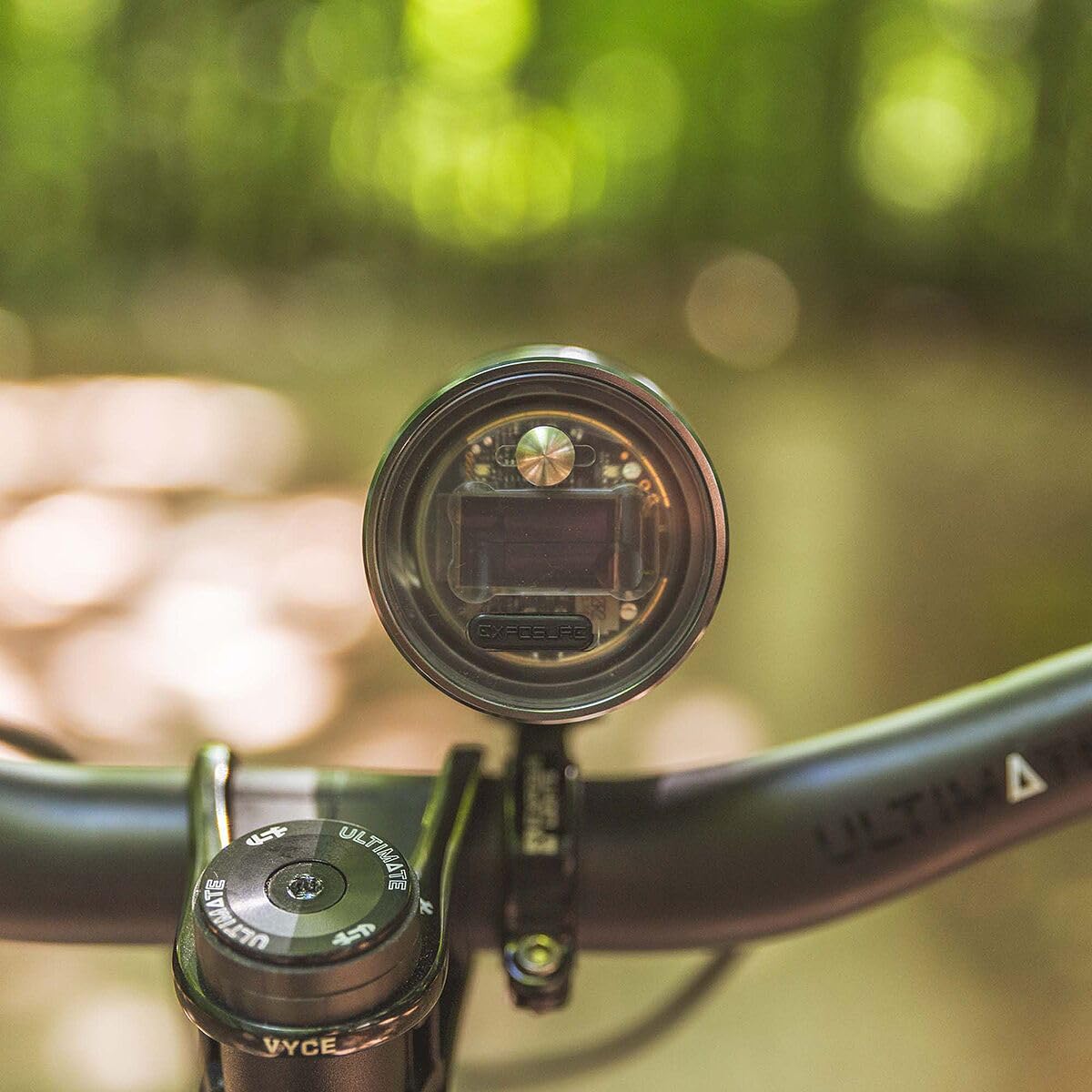 Exposure Lights Six Pack 15, luce per bicicletta, grigio canna di fucile, impermeabile IP67, alluminio 6063 lavorato a CNC, ricaricabile USB-C, 403 g, supporto manubrio, 6000 lumen