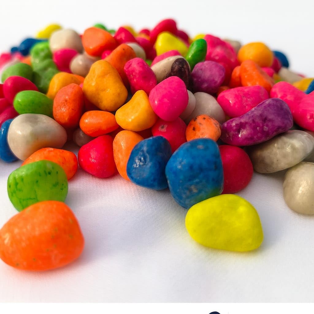 1 Kg Multicolor Pebbles Stones for Plants Pots, Aquarium/Fish Tank, Garden, Decoration, Table and Home Decor, Vase Fillers (1 Kg, Mixed)-image-21