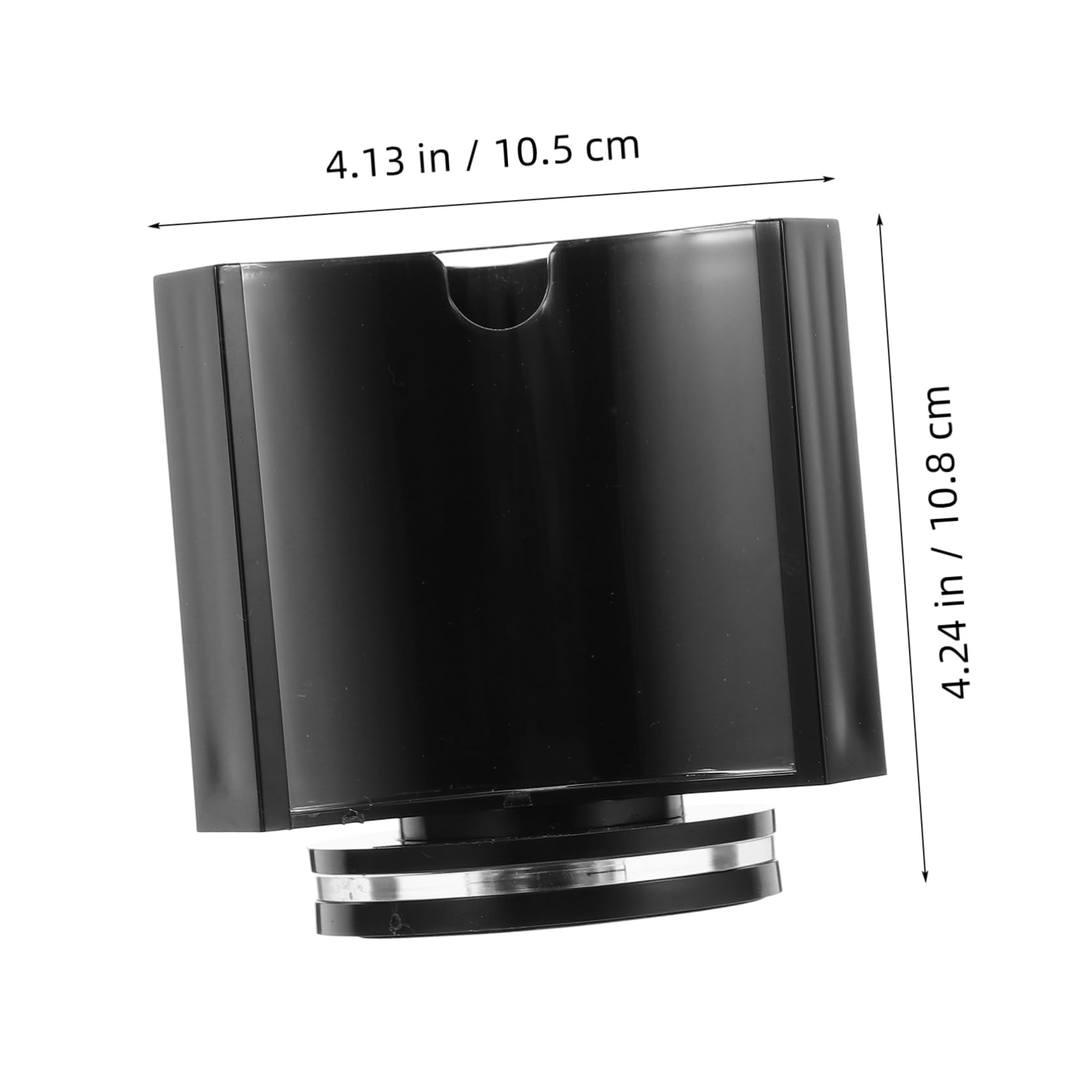 NAMOARLY Graded Card Display Acrylic Sign Stand 3-sided Rotating Table Sign for Restaurant Marketing Tool