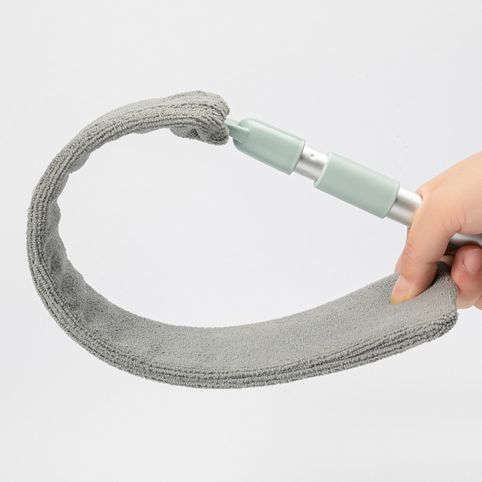 Spolverino estensibile in microfibra con testa pieghevole per spazi ristretti e area difficile da raggiungere, bacchetta telescopica per spolverare