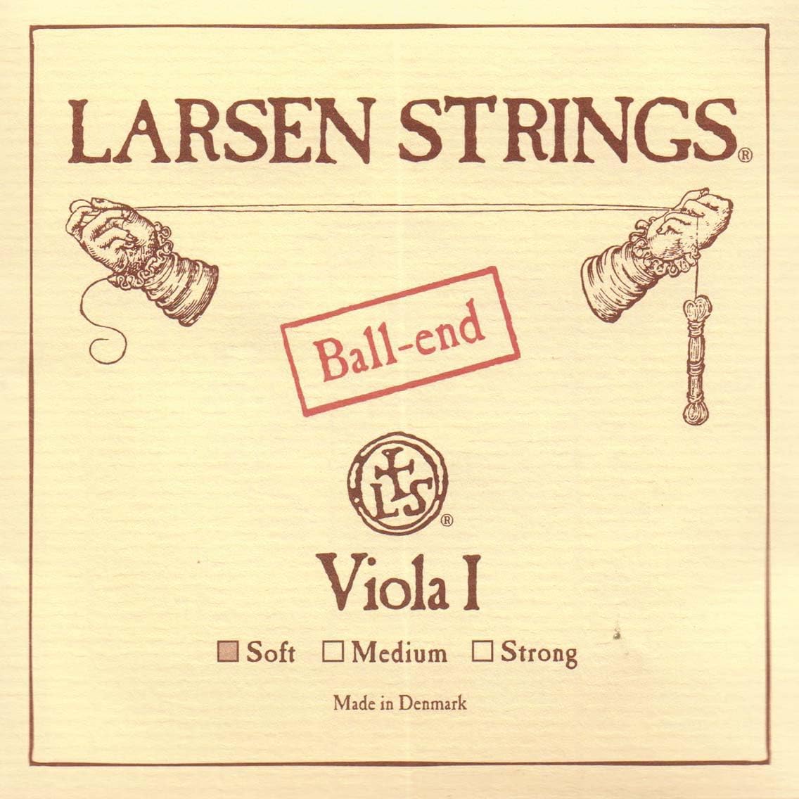 Larsen up to 16.5" Viola A String Soft Aluminum/Steel Ball-End
