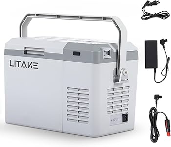 Amazon.co.jp: Litake 車載冷蔵庫 9L ポータブル冷蔵庫 バッテリー内蔵 Amazon.co.jp: Litake 車載冷蔵庫 9L ポータブル冷蔵庫 バッテリー内蔵