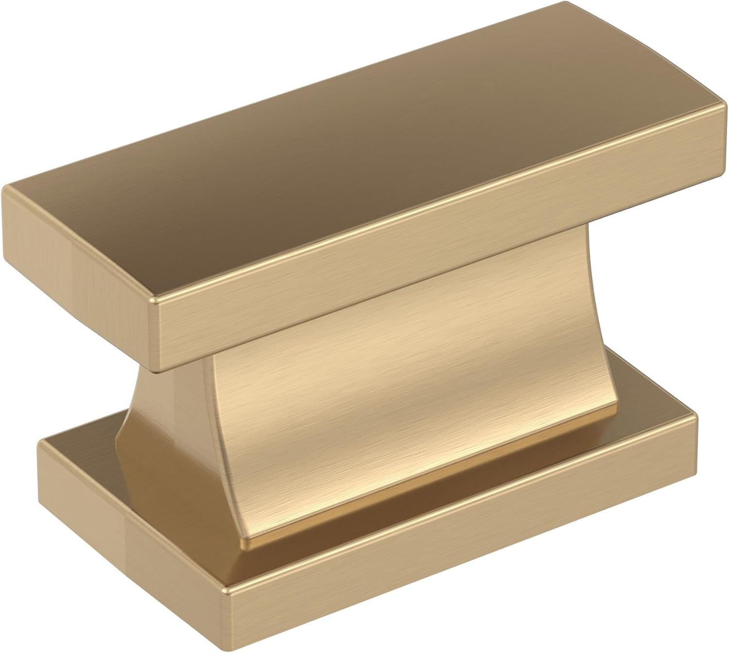 Amerock Socle 1-7/16 inch (37mm) Length Champagne Bronze Cabinet Knob - 10 Pack