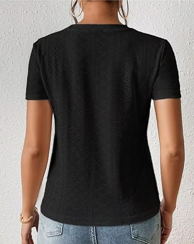 Miniatura 3 de Camiseta de verano para mujer, diseño de árbol de coco y arena, con estampado de sol, sal y arena, camiseta de manga corta para vacaciones