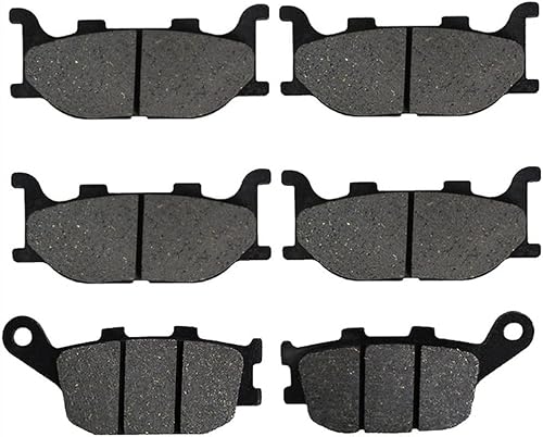 Para Yamaha FZ6 FAZER FZ600 2004-2007 XJ6 XJ6N XJ6F XJ6S Diversion 600 2013-2015 Kit de pastillas de freno delanteras y traseras de motocicleta semi