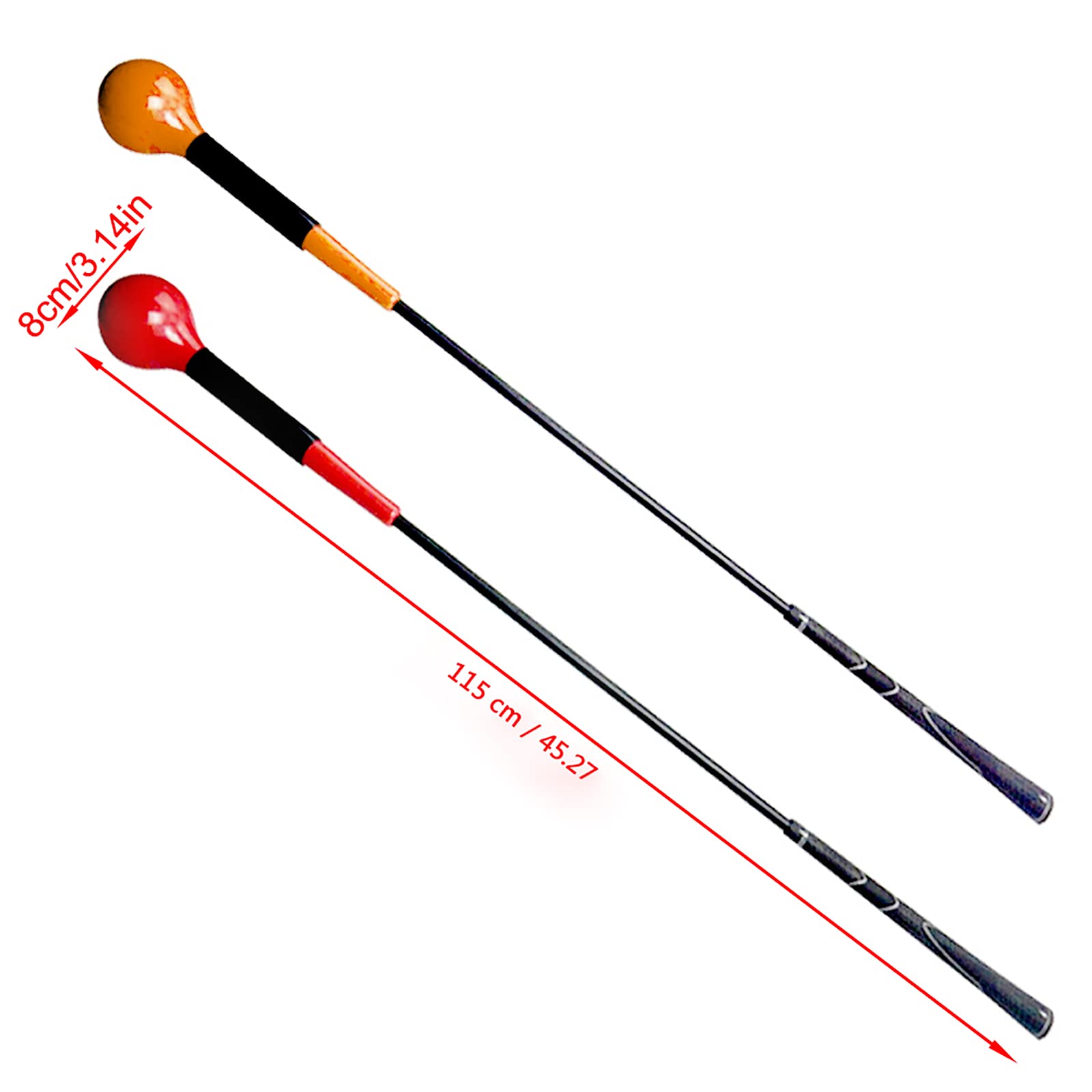 DYTWXG Golfschwung-Trainerhilfe, Golfschwung-Trainer-Aufwärmstab, Übungstraining, Chipping, Schlagen, Golfzubehör, zur Korrektur für Stärke, Griff, Tempo und Flexibilität