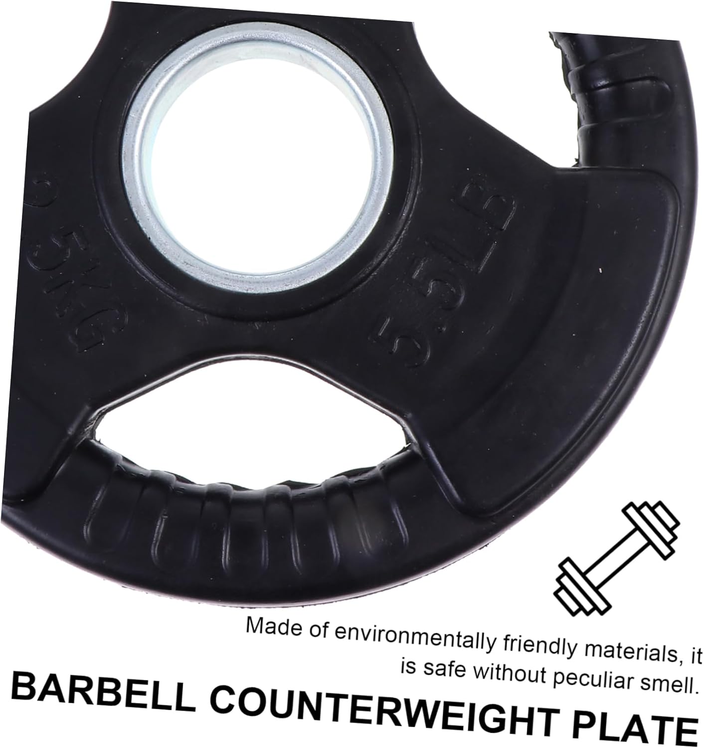 Totority 1pc Wear for Barbell Dual-use Home Gym Accessory Comfortable Grip for Strength Training Cast Iron Plate Safe and
