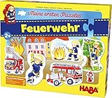 Aus 2, 3 und 4 Puzzleteilen entstehen im Nu 5 spannende Motive, die verschiedene Szenen aus dem Alltag eines Feuerwehrmanns zeigen
