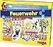 Produktbild HABA 303698 - Meine ersten Puzzles  Feuerwehr | Kinderpuzzle mit 5 spannenden Feuerwehrmotiven ab 2 Jahren | Mit Feuerwehrmannholzfigur zum freien Spielen