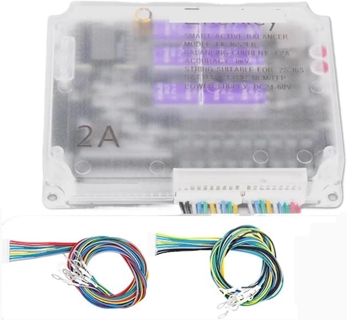 2A 4A Active Balancer Equalizer 3S 4S 5S 6S 7S 8S 9S 10S 12S 14S 16S Lifepo4 Li-ion Battery Equalization(4A 15-16S Clear)