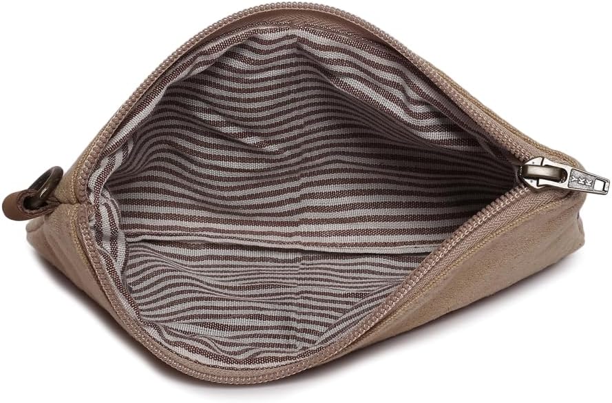 COTT N CURLS Aster - Wristlet Wallets for Women, Crossbody Sling Bags, Tote Bag, Book Bag, Cotton Canvas Bags with Zipper