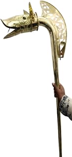 Halloween Knight Pure Brass Carnyx of Tintignac Celtic War Working Trumpet Horn Medieval Celtic Deskford Fully Playable Carnyx