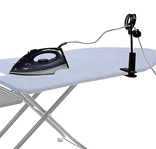 Universal Flexible Iron Cord Minder, Steam Iron Cord Holder for the ironing board helps keep the irons cord out of the way...