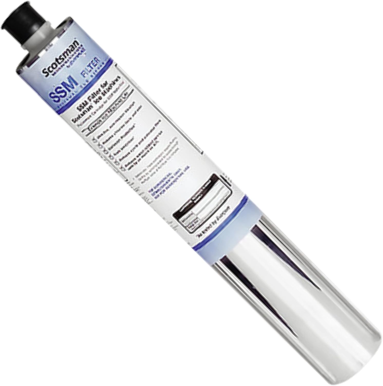 Scotsman SSMRC1 SSM Plus Ice Machine Replacement Water Filter (for SSM1-P, SSM2-P, and SSM3-P) - 0.5 Micron, NSF, 2 x 2 x 14 inches