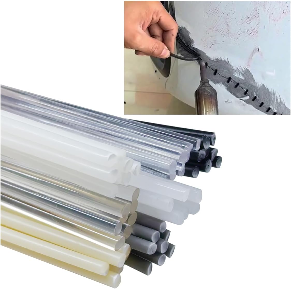 Kit de electrodos plásticos para soldar 56 piezas