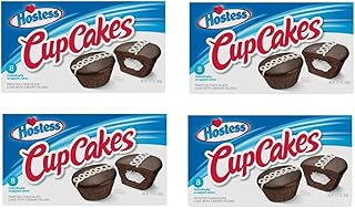 Generic Hostess - Chocolate Cupcakes - Frosted Chocolate Cake With Creamy Filling - 12.7 Oz Box - 4 Boxes