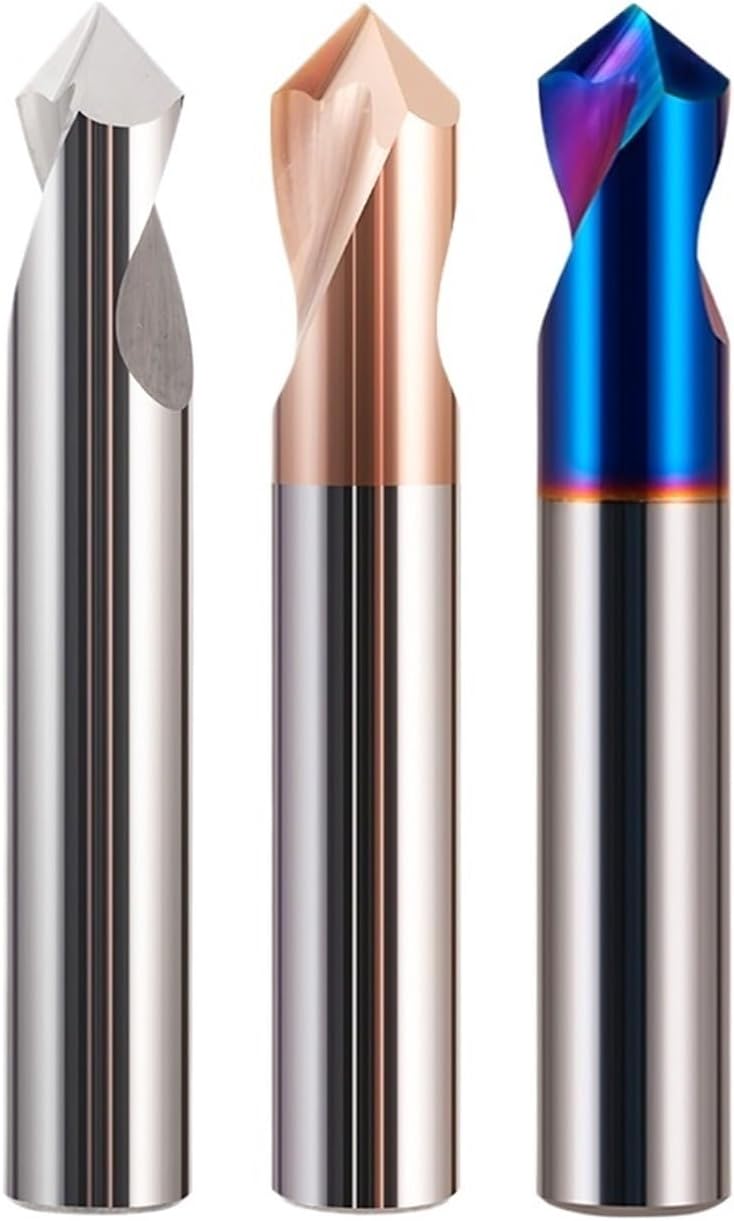 90 Degree Chamfer Drill Bits 3/4/5/6/8/10/12mm 1Pcs(Carbide HRC55,3mm)