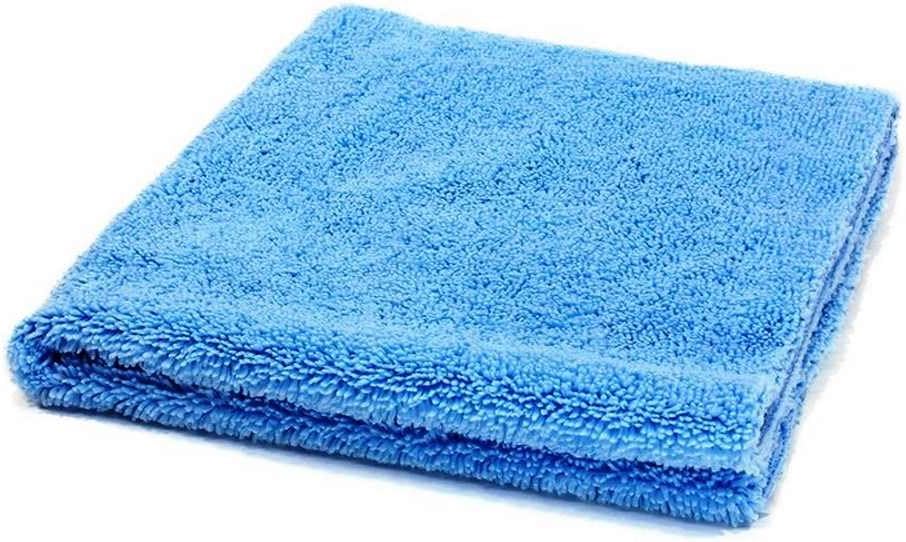 Microfibre Drying Cloth Rimless Car Wash Cleaner and Polish Car Scar – 40 x 40 cm Blue with two different sides without edge Microfiber Cleans Gently cleans without leaving marks Drying Surface Protection Treatment Dry Household Furniture Microfibre Micro Fibre Cleaning Cloth Towel Drying Towel (Blue)