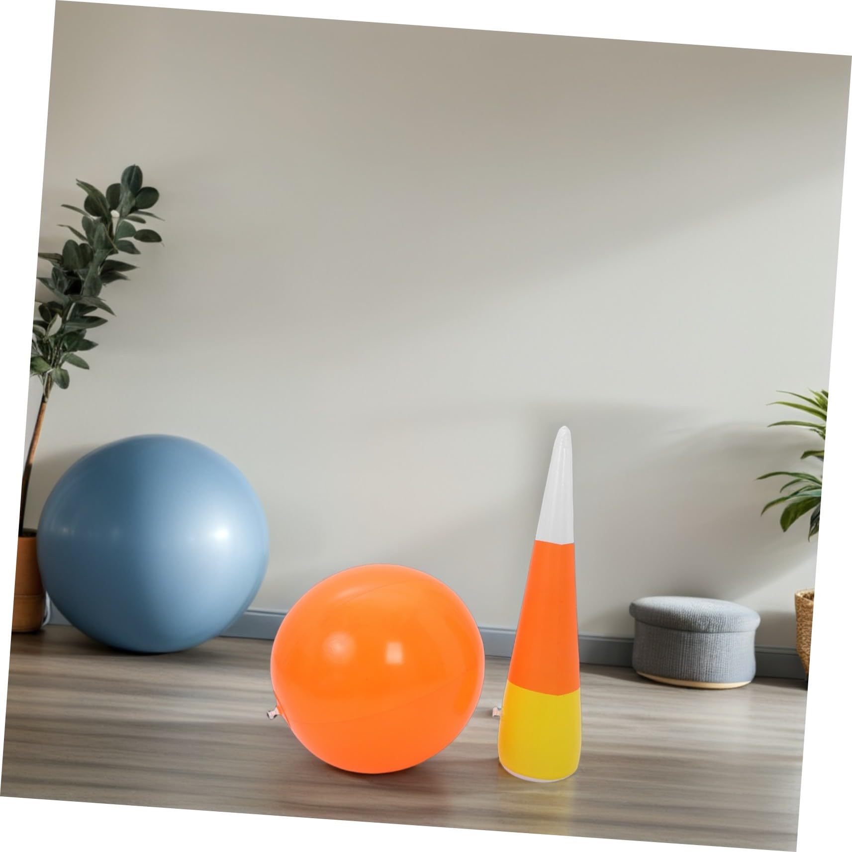 Juego de Bolos Inflable para Niños, Interior y Exterior, Plástico