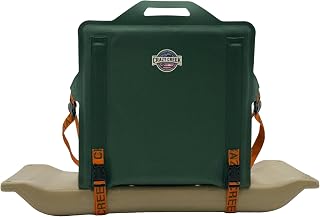 Crazy Creek Canoe Chair IV for Kayaking, Fishing, Camping & More, Detachable for Off The Boat Use, 250 LBS Weight Capacity, Adjustable Straps, Water-Resistant, Forest Green (Forest Green)