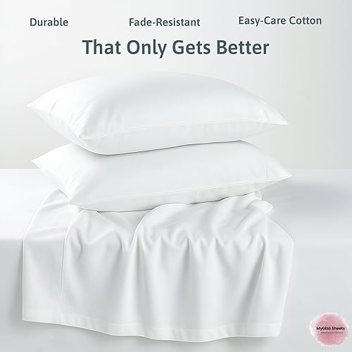 Miniatura 6 de Sábanas cortas Queen para caravana  Sábanas de algodón de 400 hilos, sábanas cortas de RV (60 x 75), juego de 4 piezas de bolsillo profundo de hasta