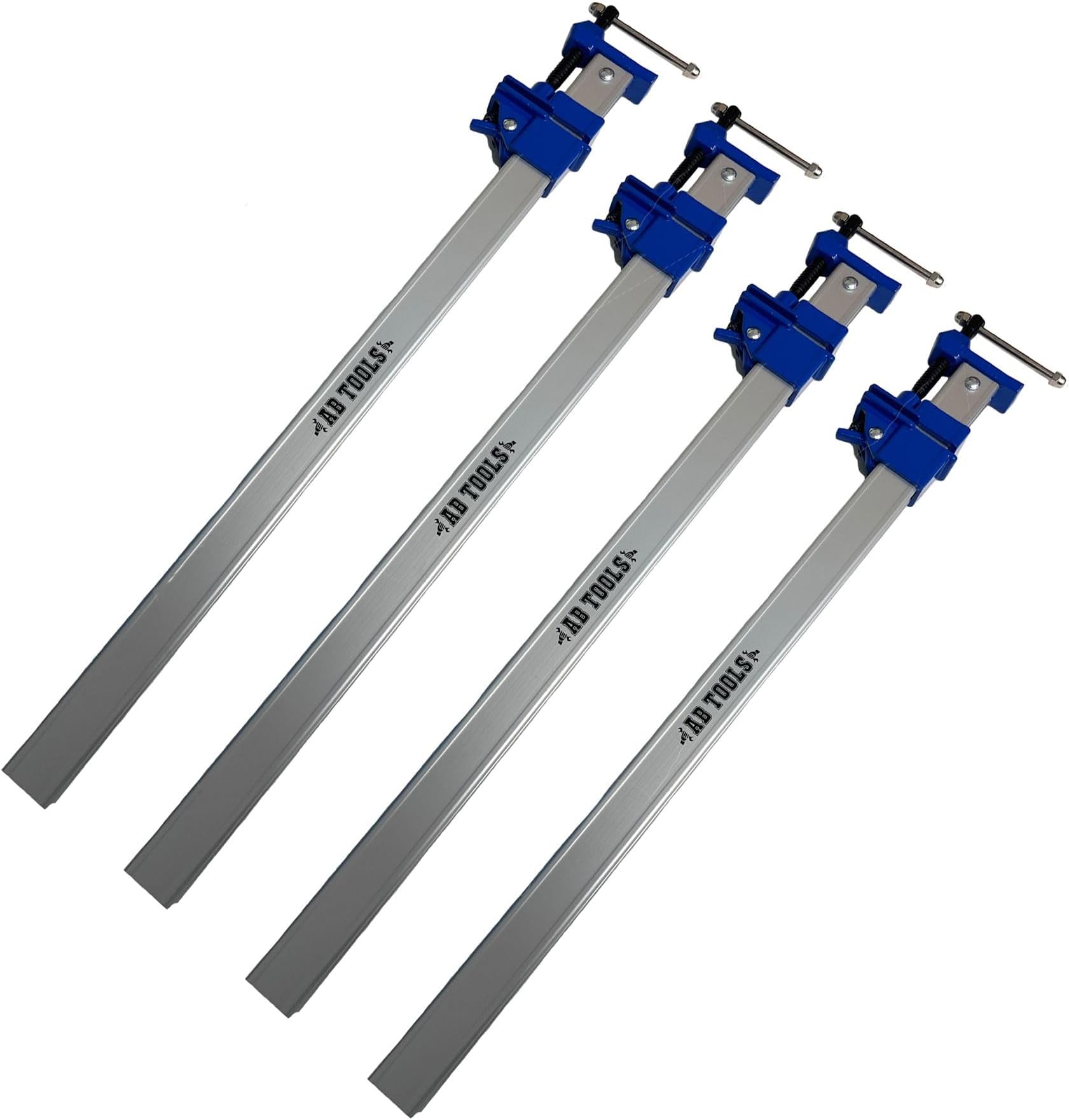 AB Tools 24" 600mm Aluminium Sash Clamp Grip Bench Work Holder vice Slide Clamp 4pk