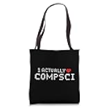 I ACTUALLY LOVE COMPSCI (COMPUTER SCIENCE) Tote Bag