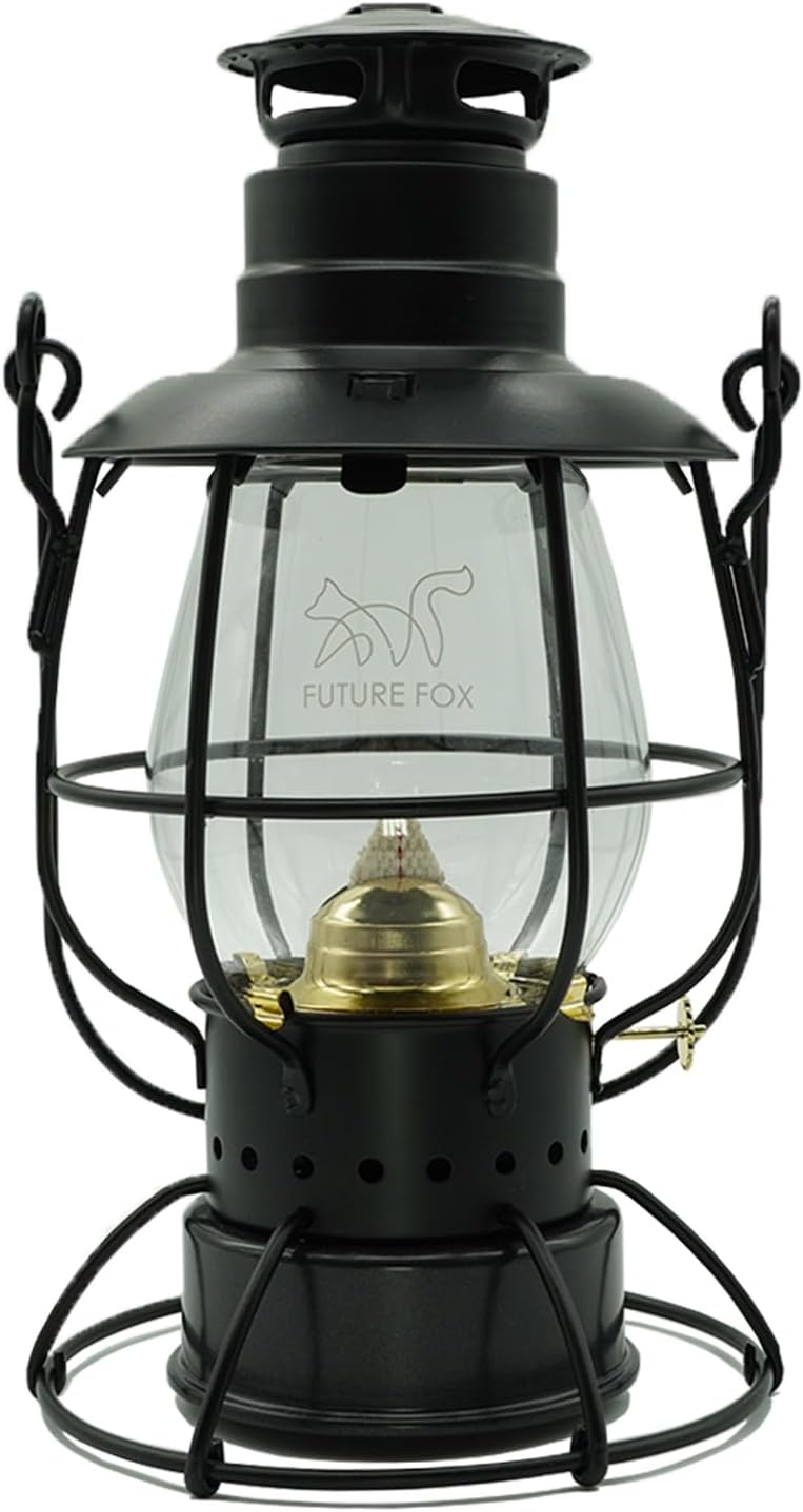 Amazon.co.jp FUTUREFOX ランタン オイルランタン Railroad ハリケーンランタン パラフィンオイル タンク