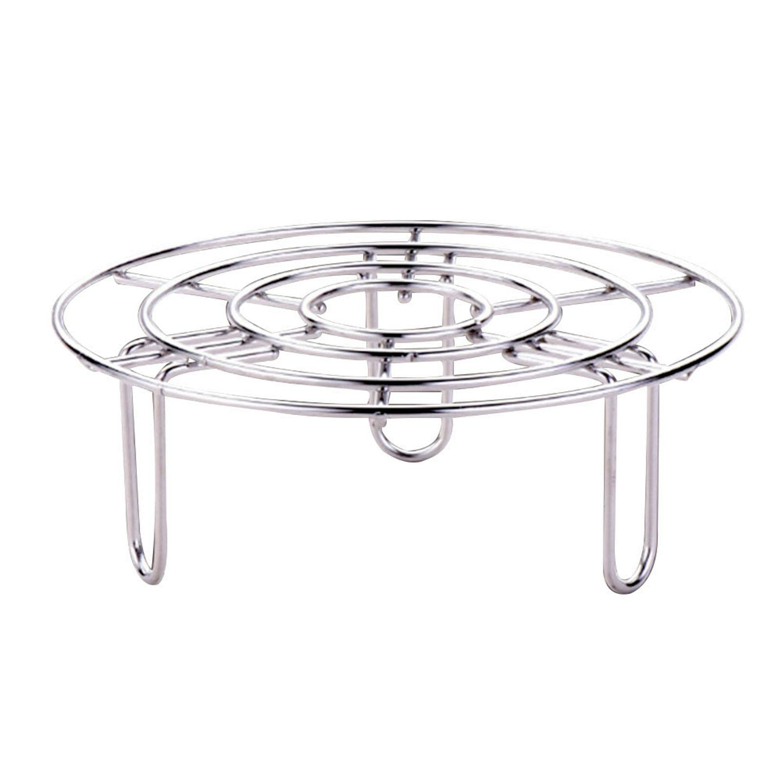 Steam Rack, Heavy Duty Steaming Rack Stand, Stainless Steel Round Steamer Cooling Rack Trivet, Pot Steamer Insert Food Stand, Steaming Cookware Accessories(Size:15.5cm/6.1in)