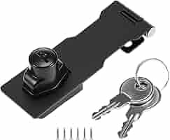 Lucchetto Hasp Con Viti - 2 Pezzi 10cm Per Porte, Finestre E Armadi - Foto 11