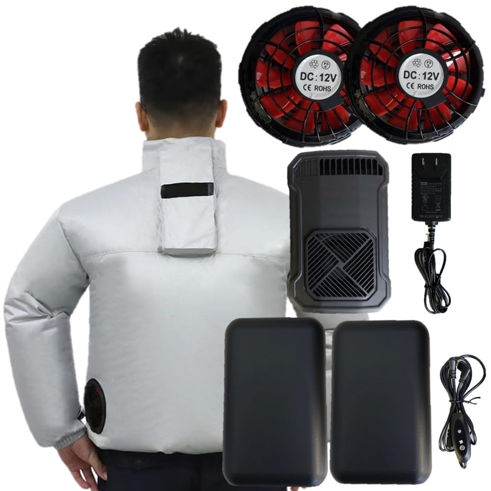 最新作，爆買い 01w1281 空調服 バッテリー ファンケーブルセット Lサイズ ベスト 作業服 中古品