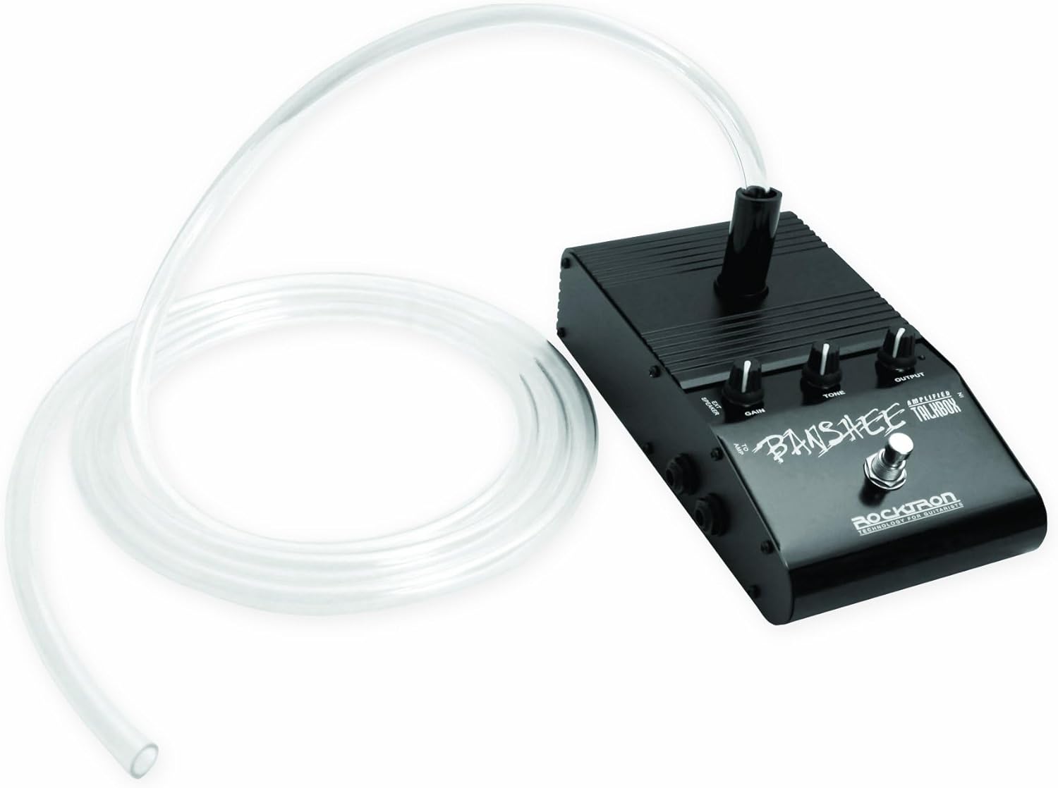 Rocktron Banshee 2 Talk Box Guitar Effects Pedal – Talkbox Effect with Built-In Amplifier, Tube Mouthpiece, Vintage Funk & Rock Voice Guitar Pedal, Talkbox Pedal for Electric Guitar, Bass & Keyboards