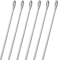 Vista 1 de Palitos de cóctel de acero inoxidable con mango largo de 6 piezas para bebidas de café y té