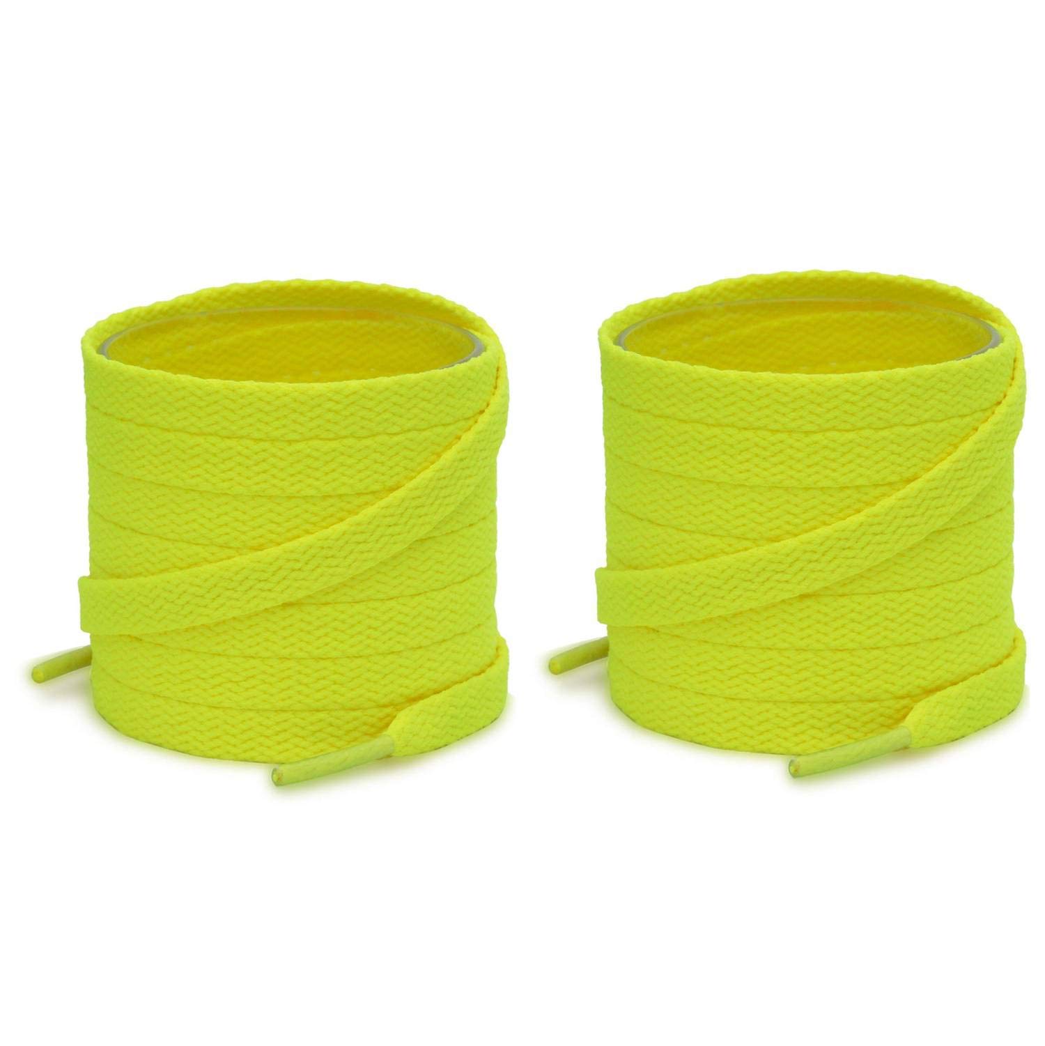Lify 2 Pair Super Quality 19 Colors Flat Shoe Laces 5/16 Wide Shoelaces for Athletic Running Sneakers Shoes Boot Strings (B07HP4K24J) Amazon Price History, Amazon Price Tracker