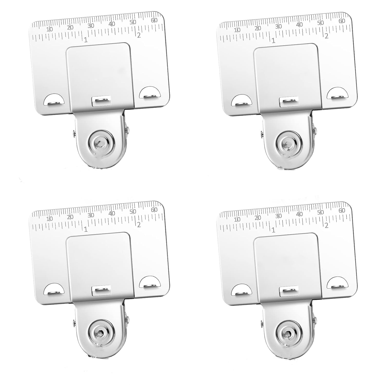 Measuring Tape Clip Tool - Corners Clamp Holder Precision Tools Fixed Ruler Mark for Most MeasuresScale Clip,Tape Accurately Position Measure Tool,Fixed Point Measurement (4 PCS)