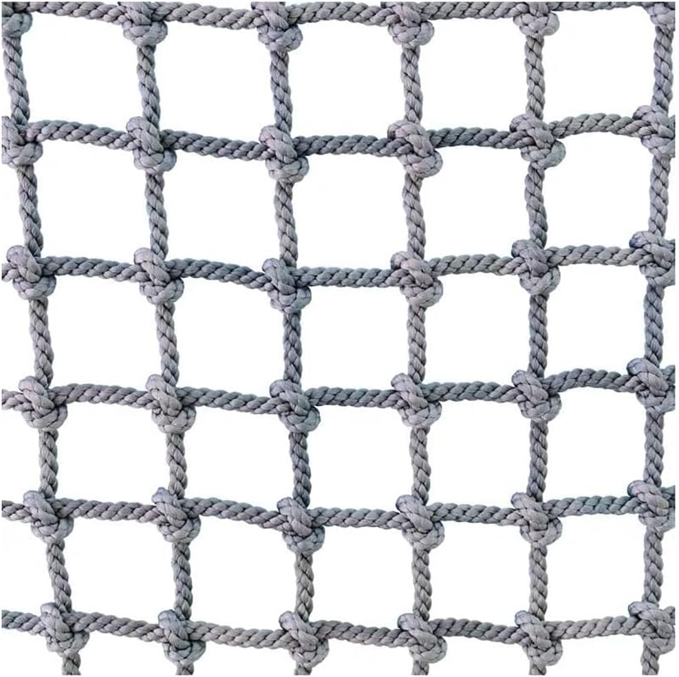 Playground Net Climbing, Safety Nets Cargo Rope Heavy Duty Netting Treehouse Protection,Ladder Swing Nylon Balcony Banister(12mm-10cm,1X3m/3.3X9.8ft)