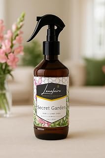 Room & Linen Spray – 8 oz – Long-Lasting Scent – Non-Toxic, Paraben-Free – Fabric & Air Freshener – Choose from 15 Scents (Secret Garden)