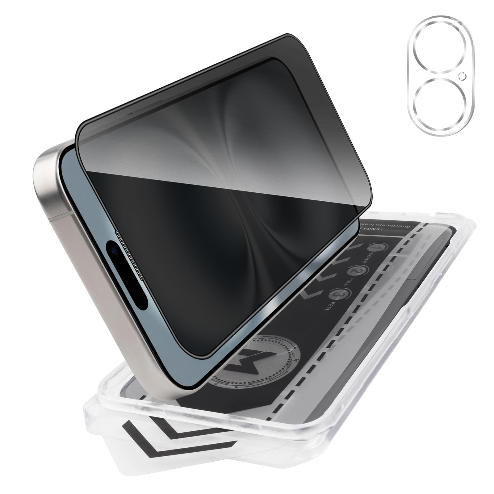 MONASAY Privacy Glass Screen Protector [1 Pack] Fit for iPhone 16 6.1 inch[Camera Lens Protector][Easy Installation] Matte Anti-peep Tempered Screen Film Case Friendly (B0DBZNZRS5) Amazon Price History, Amazon Price Tracker