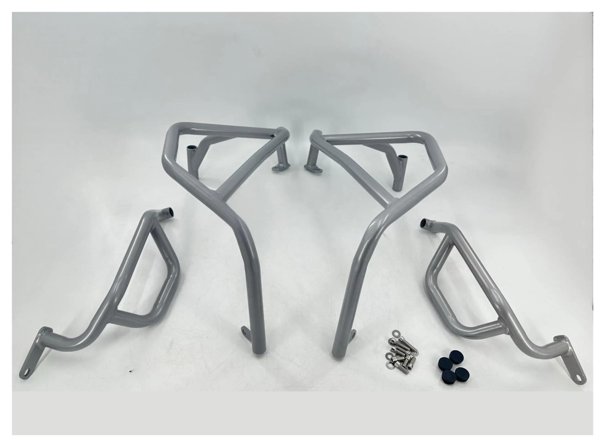 Motorcycle crash bar for CFMOTO 450MT 2024-2025 (full set, silver)